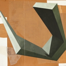 Forma XI /mixta sobre cartón corrugado / 100 x 85 cm/2008