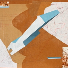 Forma II /mixta sobre cartón corrugado / 100 x 85 cm/2010