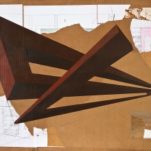Forma III /mixta sobre cartón corrugado / 100 x 85 cm/2010