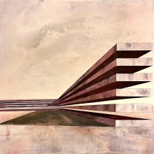 Imparable / mixta sobre tabla / 50 x 50 cm / 2025