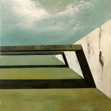Conexiones / mixta sobre tabla montada/ 50 x 50 cm / 2025